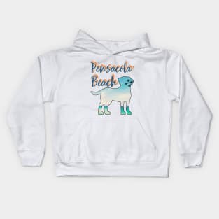 Pensacola Beach Florida Vintage-Look Kids Hoodie